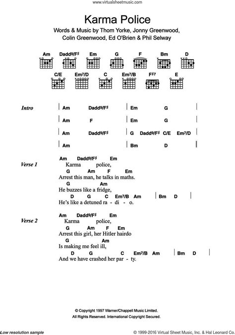 Radiohead: guitar tab and chords for Nude (Big Ideas), In Rainbows